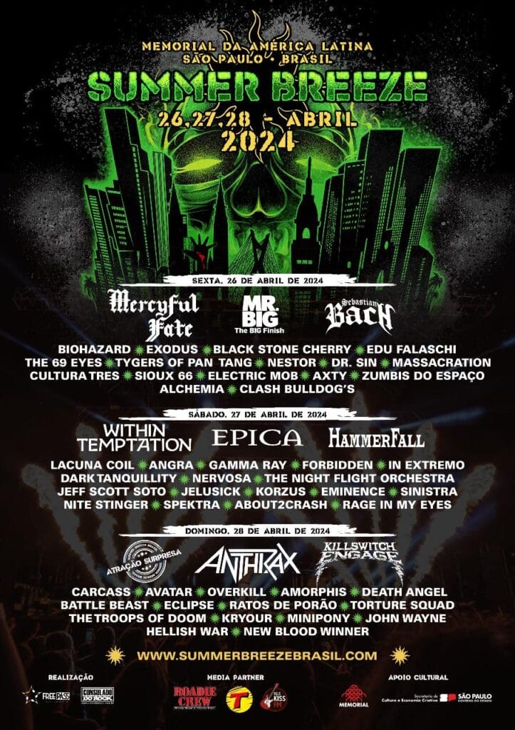 Lineup Summer Breeze 2024